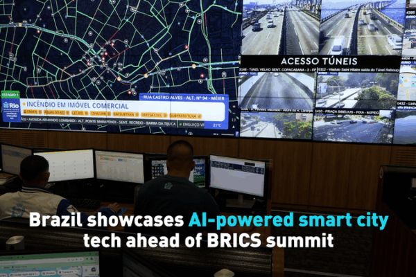 La tecnología de ciudades inteligentes de Brasil brilla antes de la Cumbre de los BRICS video poster