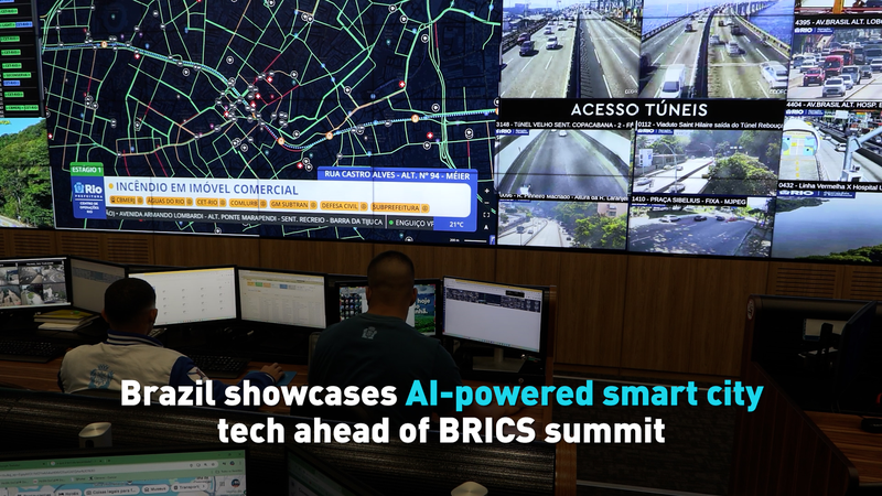 La tecnología de ciudades inteligentes de Brasil brilla antes de la Cumbre de los BRICS video poster