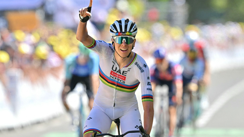 Pogacar recupera el liderato del Tour de Francia con su fuerza en el Mur de Bretaña