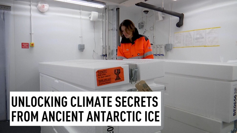 Desbloqueando secretos climáticos: Revelan hielo antiguo de la Antártida video poster