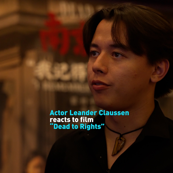 Actor Leander Claussen en el estreno de Dead to Rights: Una experiencia cinematográfica audaz video poster