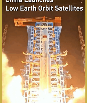 El continente chino lanza nuevos satélites de Internet de órbita terrestre baja video poster