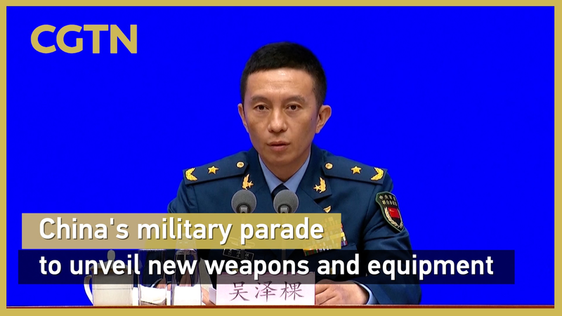 El desfile del 3 de septiembre en China presenta nuevas armas de fabricación nacional video poster