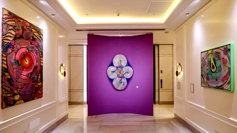 Los susurros del color deslumbran en One Sino Park en Pekín