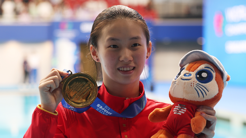 Chen Yuxi brilla con su cuarto título mundial de clavados en Singapur