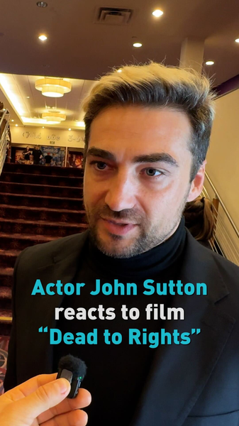 John Sutton habla sobre 'Dead to Rights' en el estreno en Los Ángeles video poster