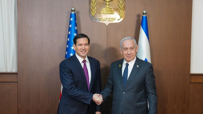 La gira de Rubio por Jerusalén: Apoyo a Israel y llamado a Catar para ayudar a Gaza