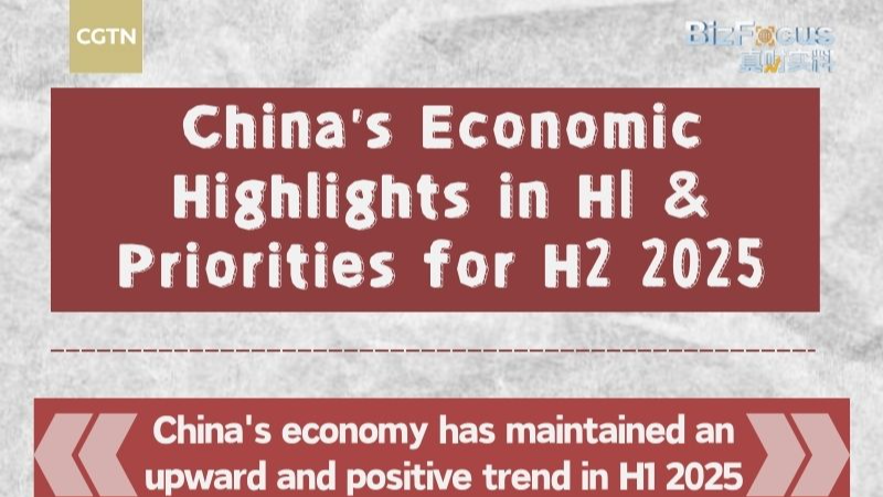 Aspectos destacados económicos de China en el primer semestre de 2025 y hoja de ruta para el segundo semestre
