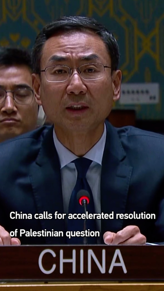 China pide una rápida solución de dos estados en Palestina video poster