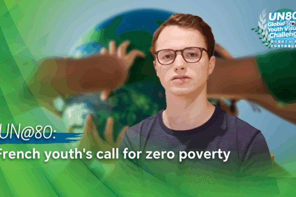 El plan del joven francés Edward para acabar con la pobreza en la ONU@80 video poster