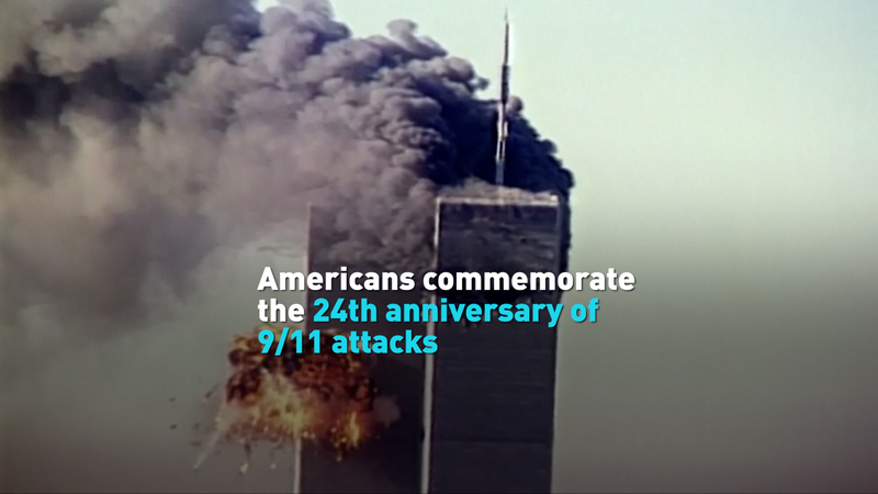 Estados Unidos celebra el 24º aniversario del 9/11 con homenajes solemnes video poster