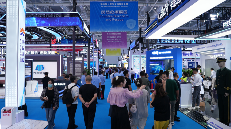La tecnología de seguridad pública de China se roba el protagonismo en la Expo de Lianyungang