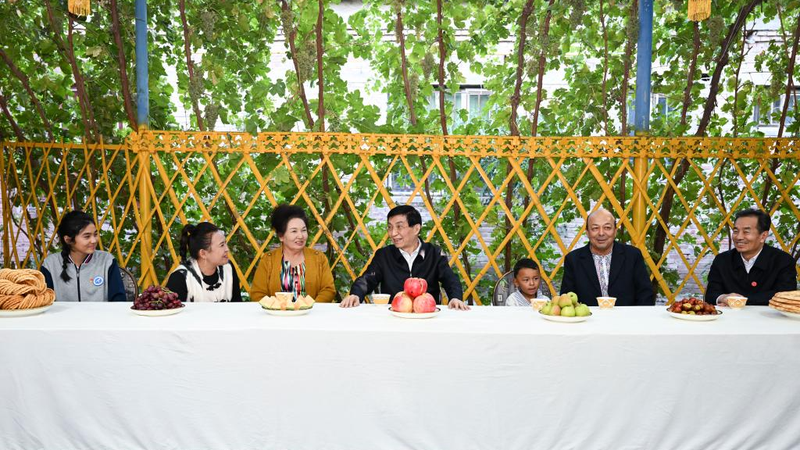 La delegación central explora educación, salud y vida en aldeas de Xinjiang