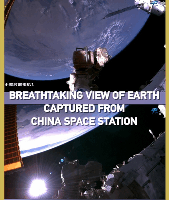 Vistas espectaculares de la Tierra desde la Estación Espacial de China video poster