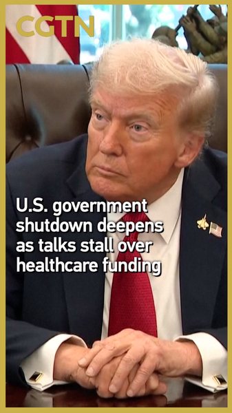 El cierre del gobierno de EE. UU. llega al día 6 mientras se estancan las conversaciones sobre atención médica video poster