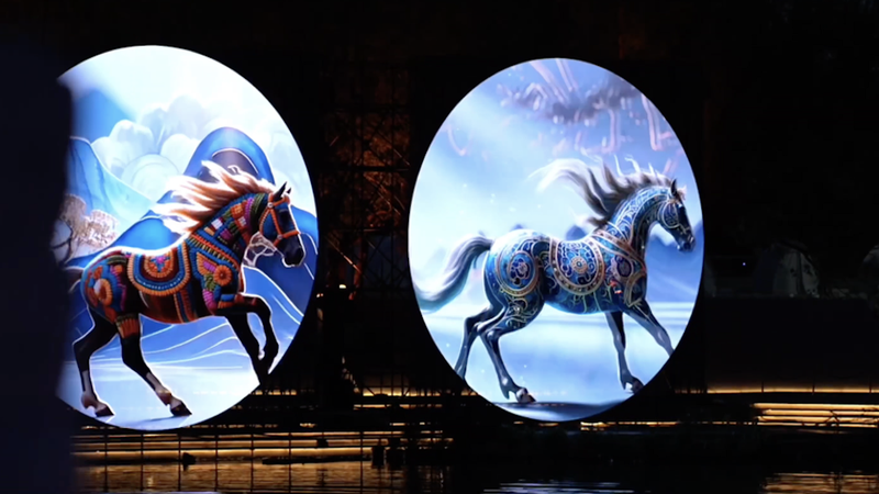 El Festival de Luces de Chaoyang ilumina los cielos nocturnos de Pekín video poster