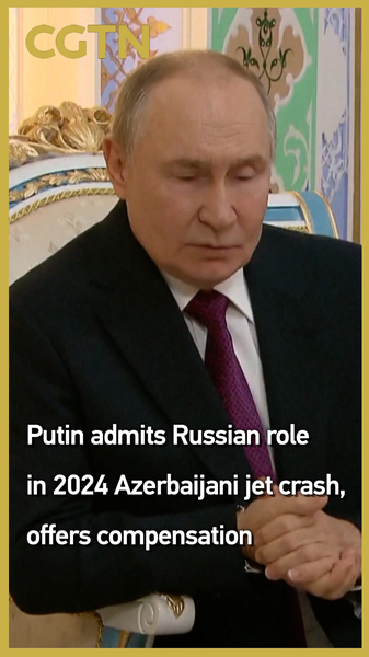 Putin admite que misiles rusos causaron accidente de avión de Azerbaiyán en 2024 video poster