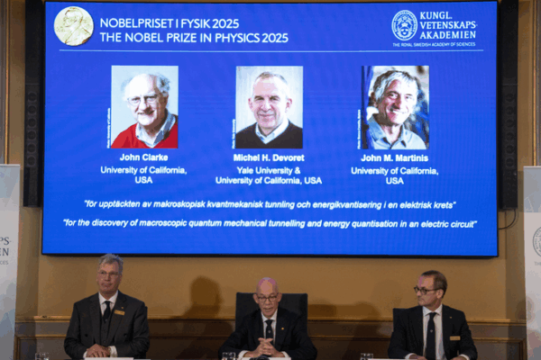 El Premio Nobel de Física 2025 honra a los pioneros cuánticos