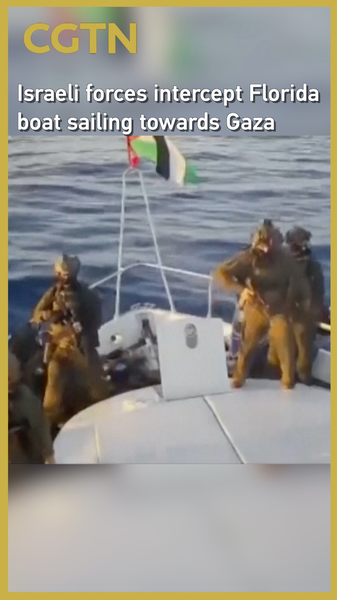 Fuerzas israelíes interceptan el barco de ayuda “Florida” con destino a Gaza video poster