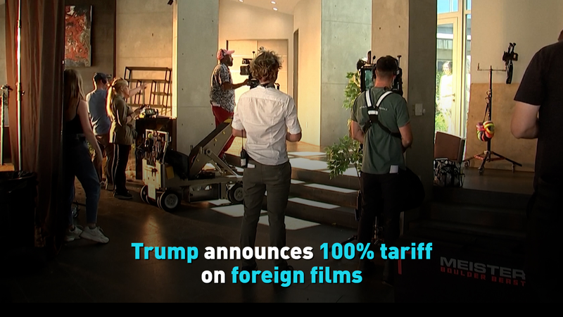 Trump impone un arancel del 100% a las películas extranjeras, Hollywood en riesgo video poster
