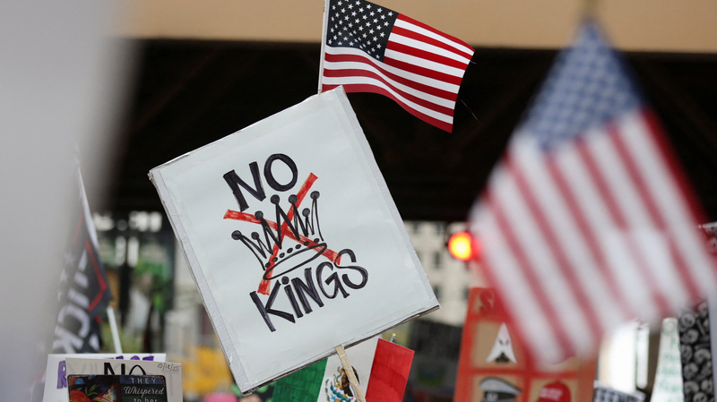 El movimiento “No Kings” provoca más de 2,600 protestas en todo Estados Unidos.