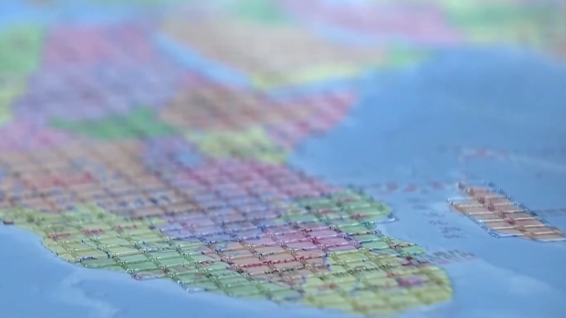 El continente chino lanza mapas táctiles para personas con discapacidad visual 🗺️