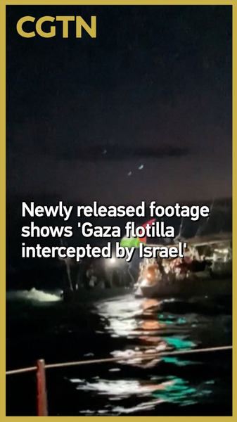 Nuevo video muestra presunto intercepto israelí de la flotilla de Gaza video poster