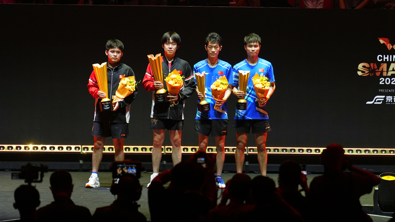 Los palistas locales brillan con dos títulos de dobles en el WTT China Smash
