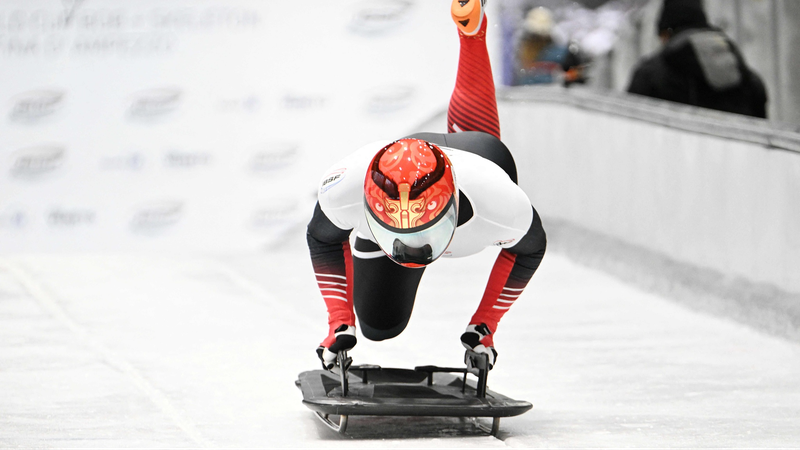 Yin Zheng gana bronce en skeleton en Cortina y bate récord de pista