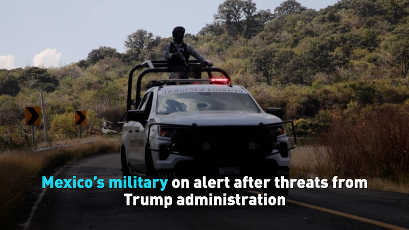 El ejército de México en alerta tras las amenazas de Trump video poster