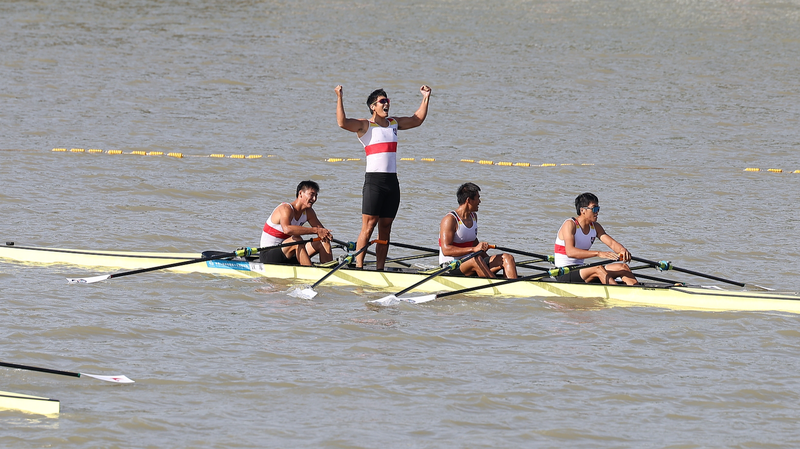 Remeros de Jiangsu ganan oro en cuádruple scull en los Juegos Nacionales