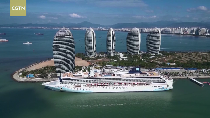 El Norwegian Spirit debuta en Sanya con un 99% de huéspedes internacionales video poster