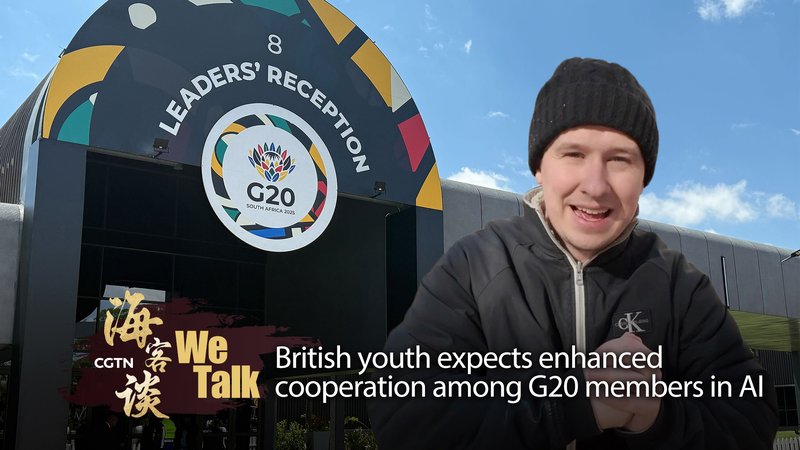 Vloguero británico Luke pide colaboración en IA del G20 en Johannesburgo video poster