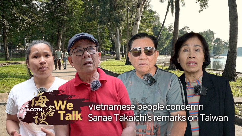 Residentes vietnamitas condenan comentarios del primer ministro japonés sobre Taiwán video poster