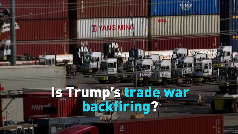¿Le está pasando factura la guerra comercial de Trump? video poster