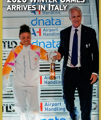 ¡La llama olímpica de los Juegos de Invierno 2026 llega a Italia! video poster