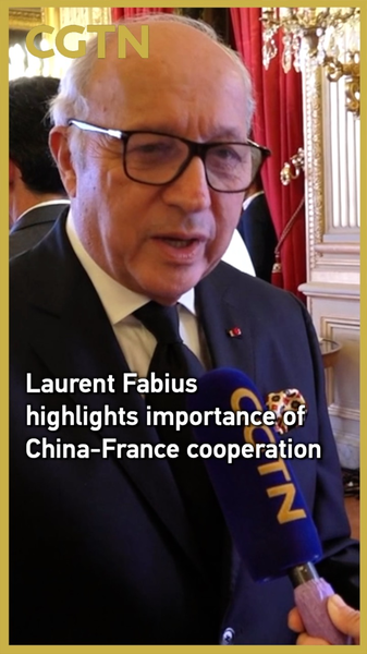 Fabius destaca cooperación China-Francia antes de la visita de Macron video poster