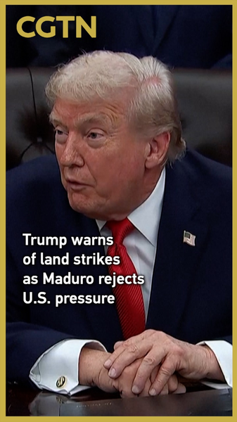 Trump amenaza con incursión terrestre y Maduro rechaza presión video poster
