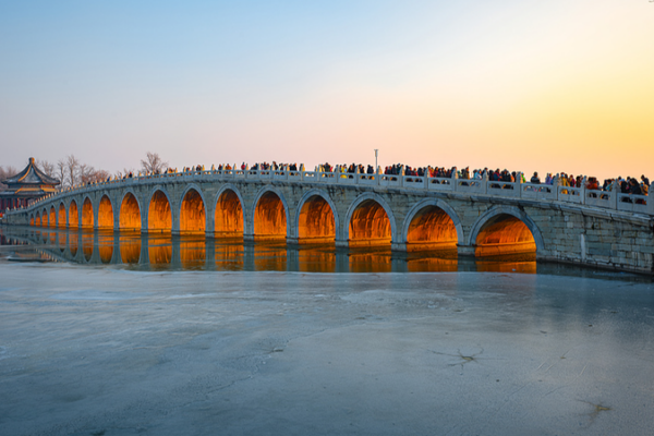 Golden_sunset_on_the_17_arch_bridge_of_the_Summer_Palace video poster