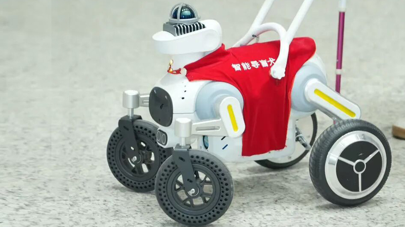 Metro de Shenzhen prueba robot guía para pasajeros con discapacidad visual