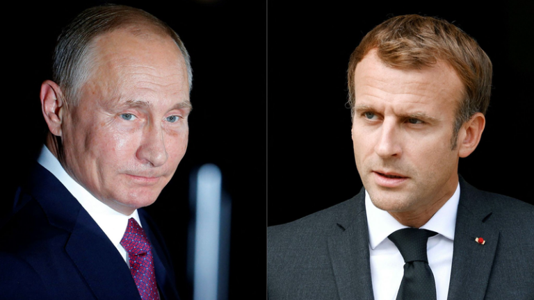 Putin dispuesto a dialogar con Macron si hay voluntad política