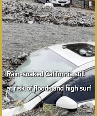 California bajo lluvia: riesgo de inundaciones y fuertes oleajes tras lluvias navideñas video poster