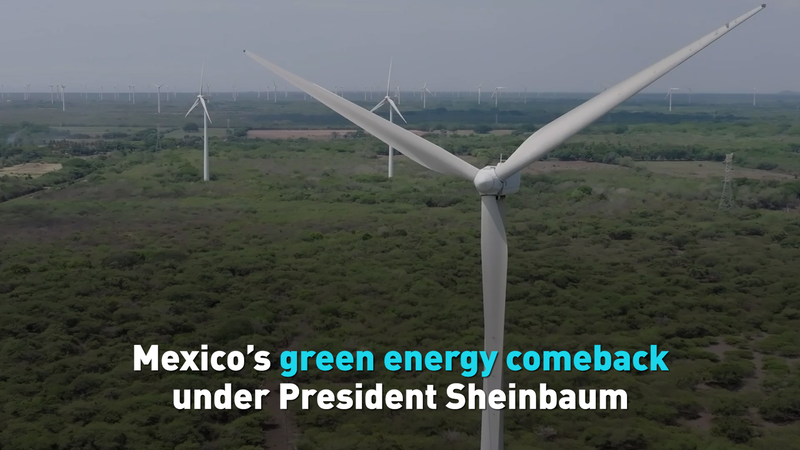 México impulsa el renacer de sus energías verdes con Sheinbaum video poster