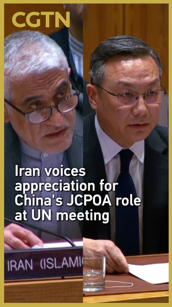 Irán elogia el papel de China en el JCPOA ante el Consejo de Seguridad video poster