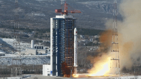 China lanza satélite Ziyuan III-04 para cartografía 3D