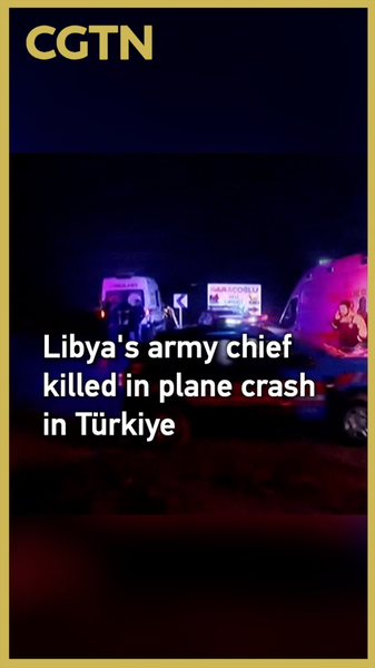 Jefe del Ejército libio muere en accidente aéreo en Turquía video poster