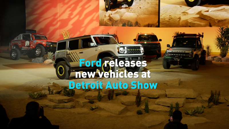 Ford deslumbra con nuevos vehículos en el Auto Show de Detroit 2026 video poster