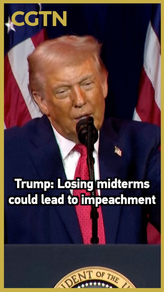 Trump advierte: perder los midterms podría llevarlo a un tercer juicio político video poster
