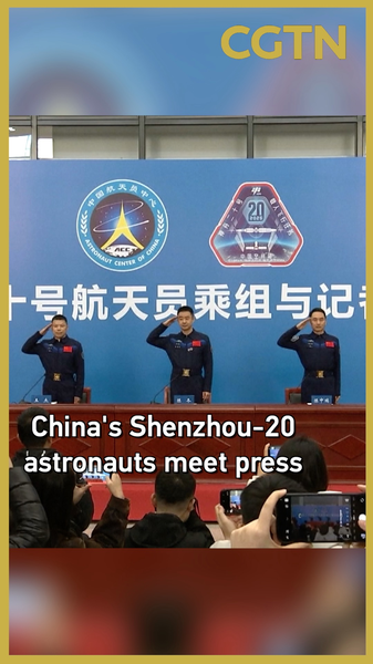 Astronautas de Shenzhou-20 comparten su odisea tras 204 días en el espacio video poster