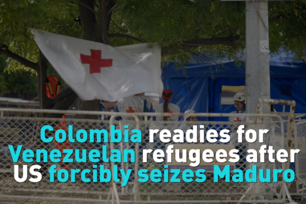 Colombia se prepara para llegada de refugiados venezolanos tras acción de EE.UU. video poster